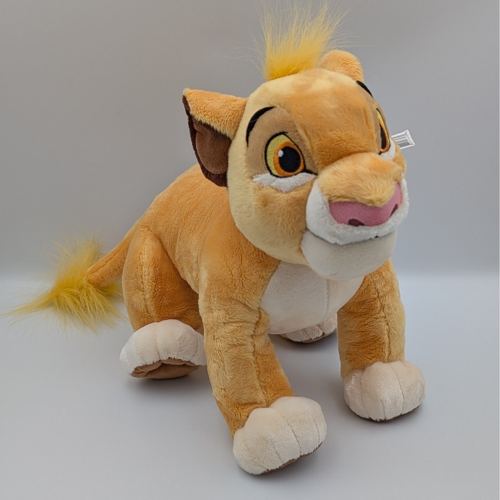 Disney Collection Simba Plush The Lion King Stuffed Animal 4W153008 NWT 12 Inch